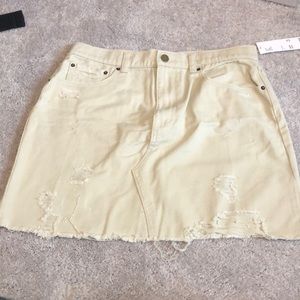 Brand new khaki skirt